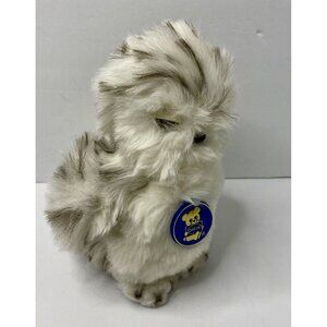 Dakin 1981 Snowy Owl 8" Plush Stuffed Animal‎ Nature Babies Vintage W/ Tag